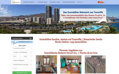 Immobilien Portal für Teneriffa